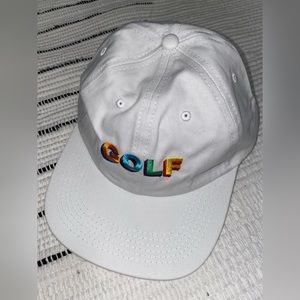 Golf Wang / Tyler, the creator white snapback hat